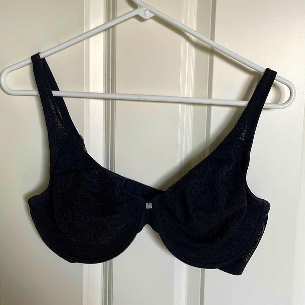 NATORI Black Lace Bra | Size 34DD | EUC